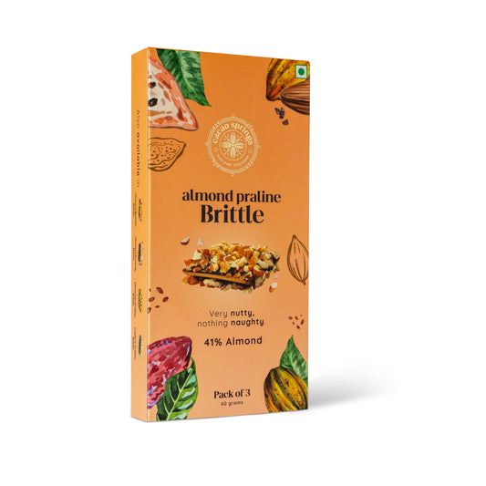 Cacao Springs Almond Praline Brittle 3pc