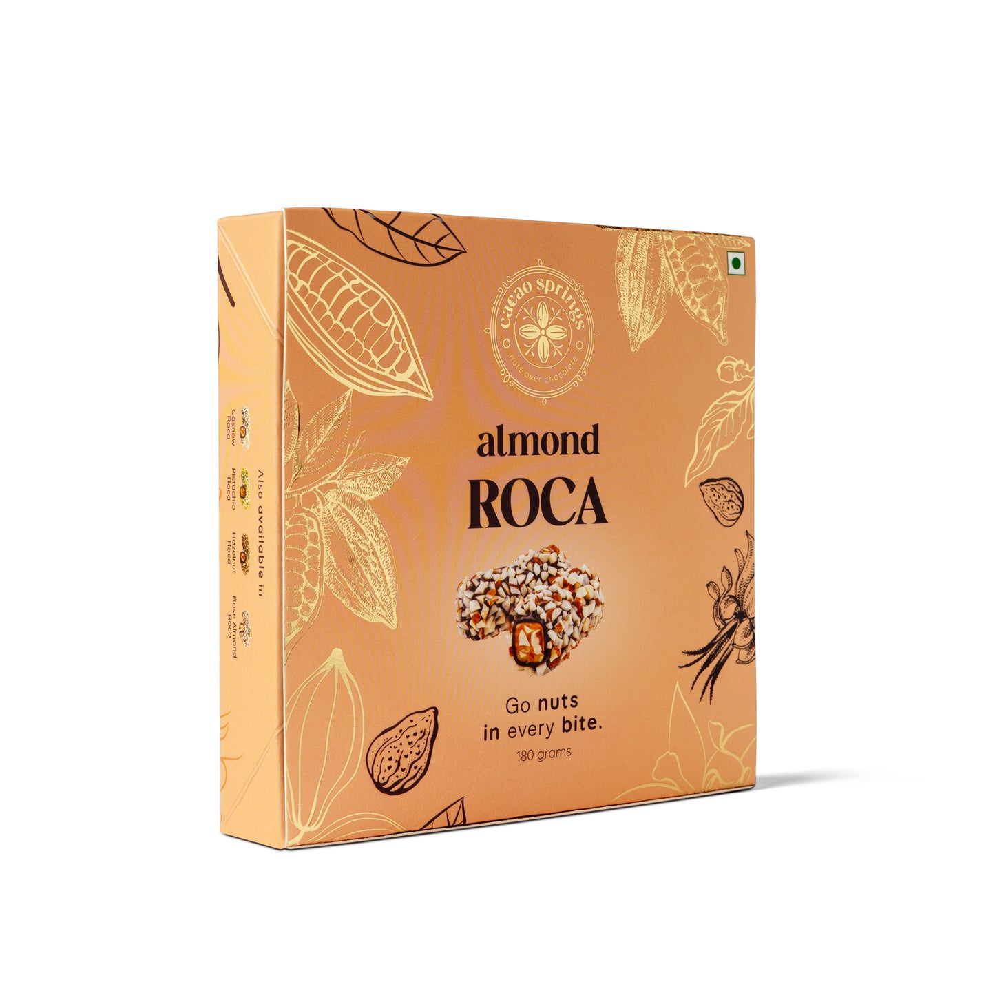 Cacao Springs Almond Roca 180gm(15pcs)