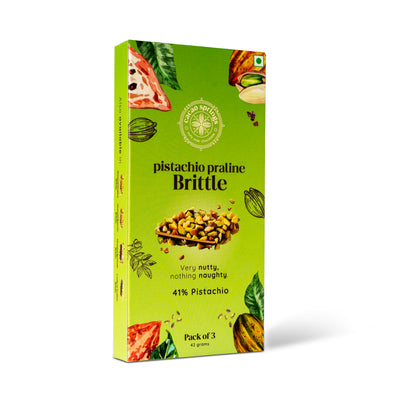 Cacao Springs Pistachio Praline Brittle 3pc